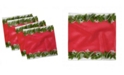 Ambesonne Christmas Set of 4 Napkins, 18" x 18"
